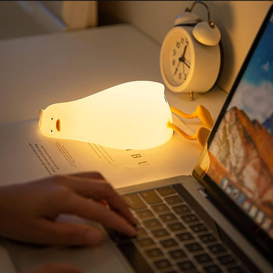 Cute Silicone Duck LED Night Light