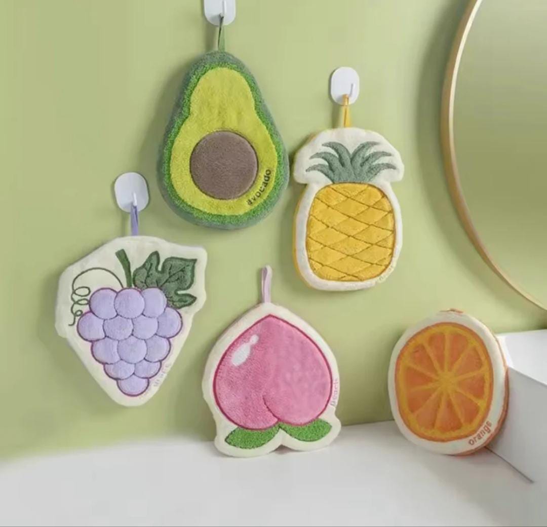 Cute Fruit Shape Microfiber Cleaning Towel