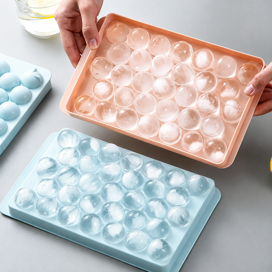 Round Ice Tray With Lid-Large