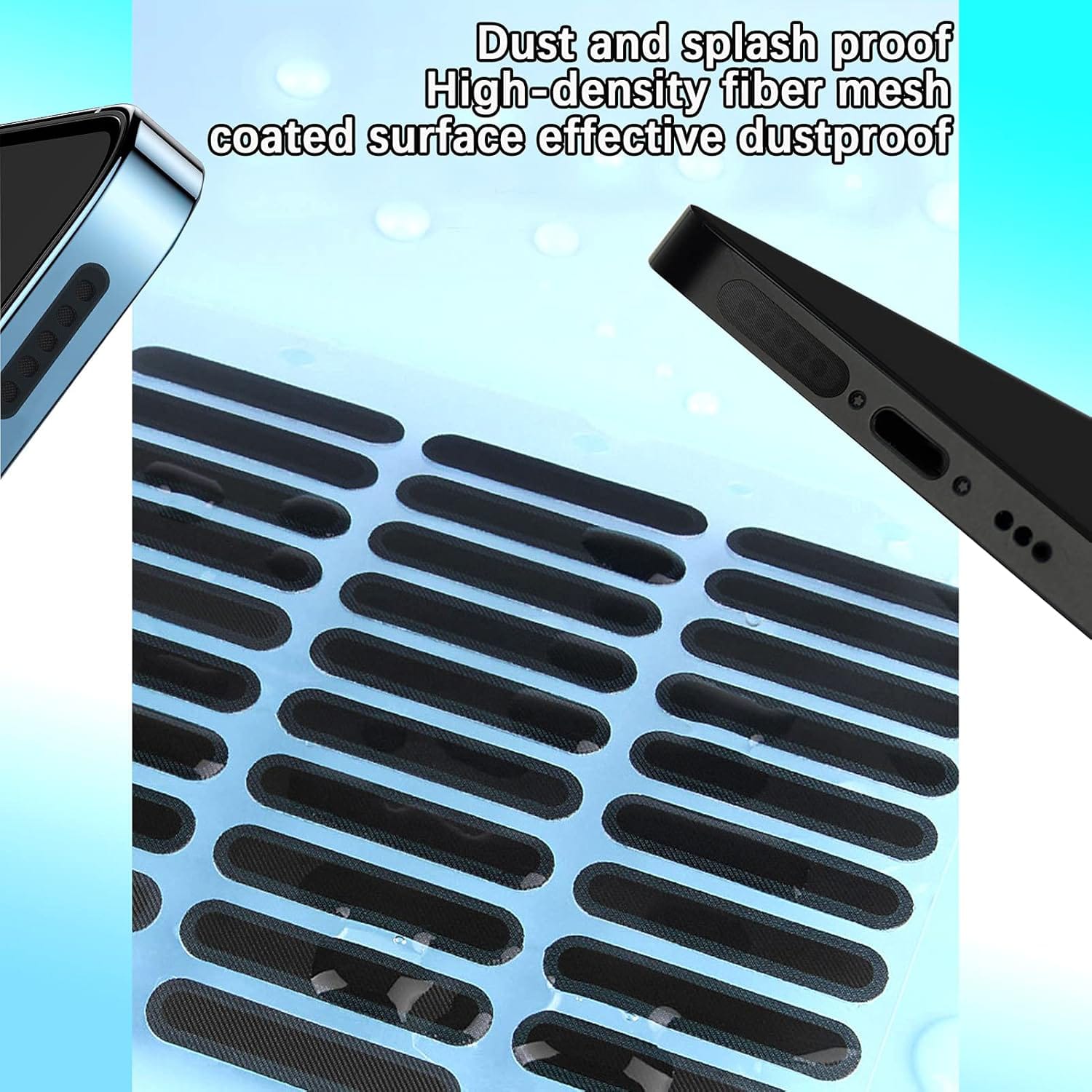 Protect Mobile Phone Dustproof Net Stickers For Speaker (10 pcs in 1 Strip)