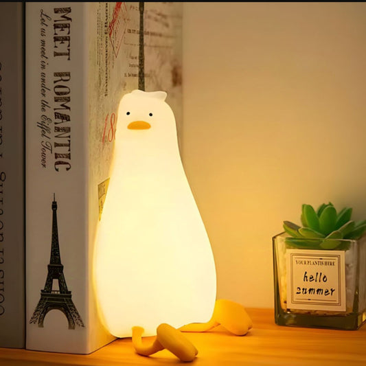 Cute Silicone Duck LED Night Light