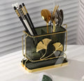Luxury Glass Cutlery Holder