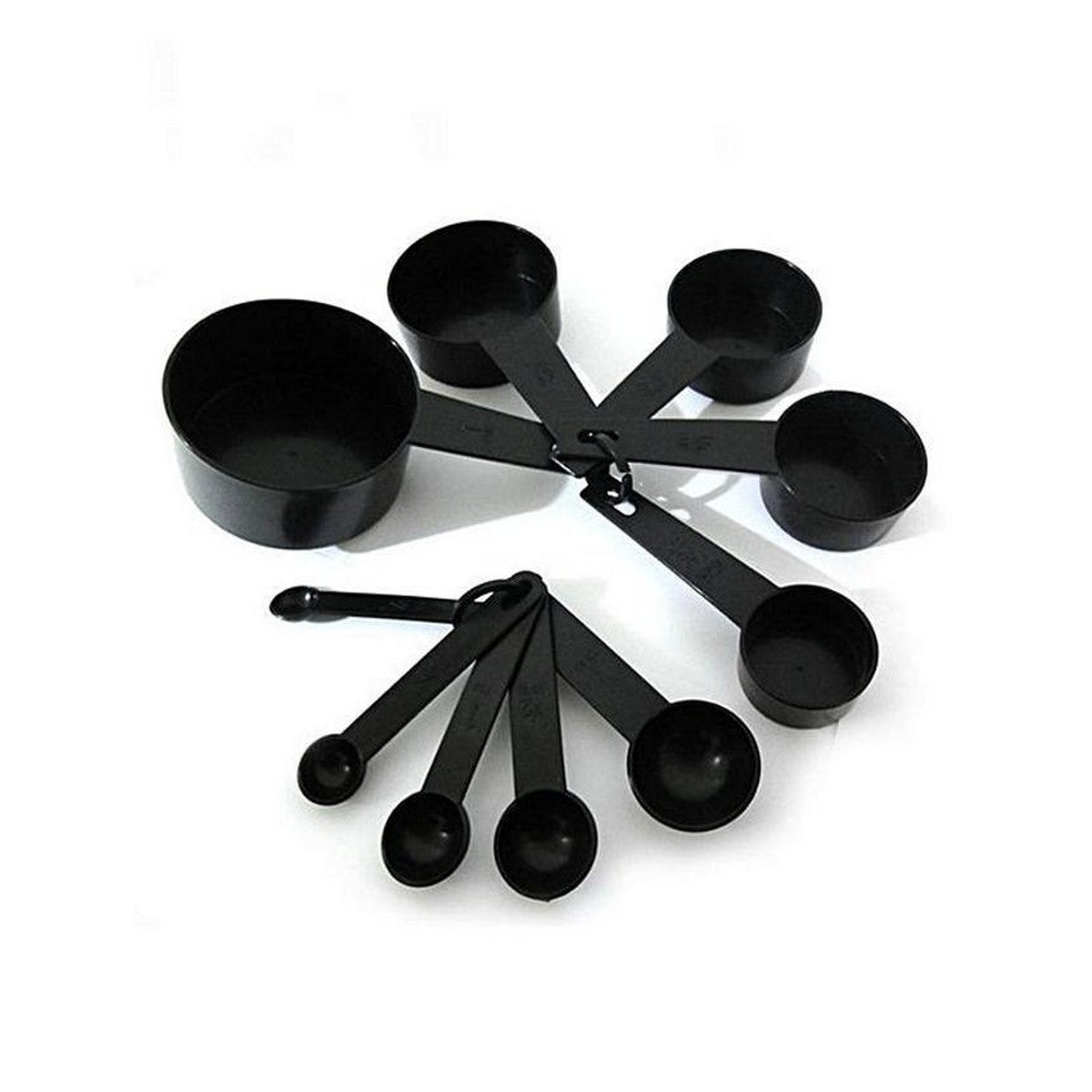 Plastic Measuring Cup & Spoon 10 Pcs Set