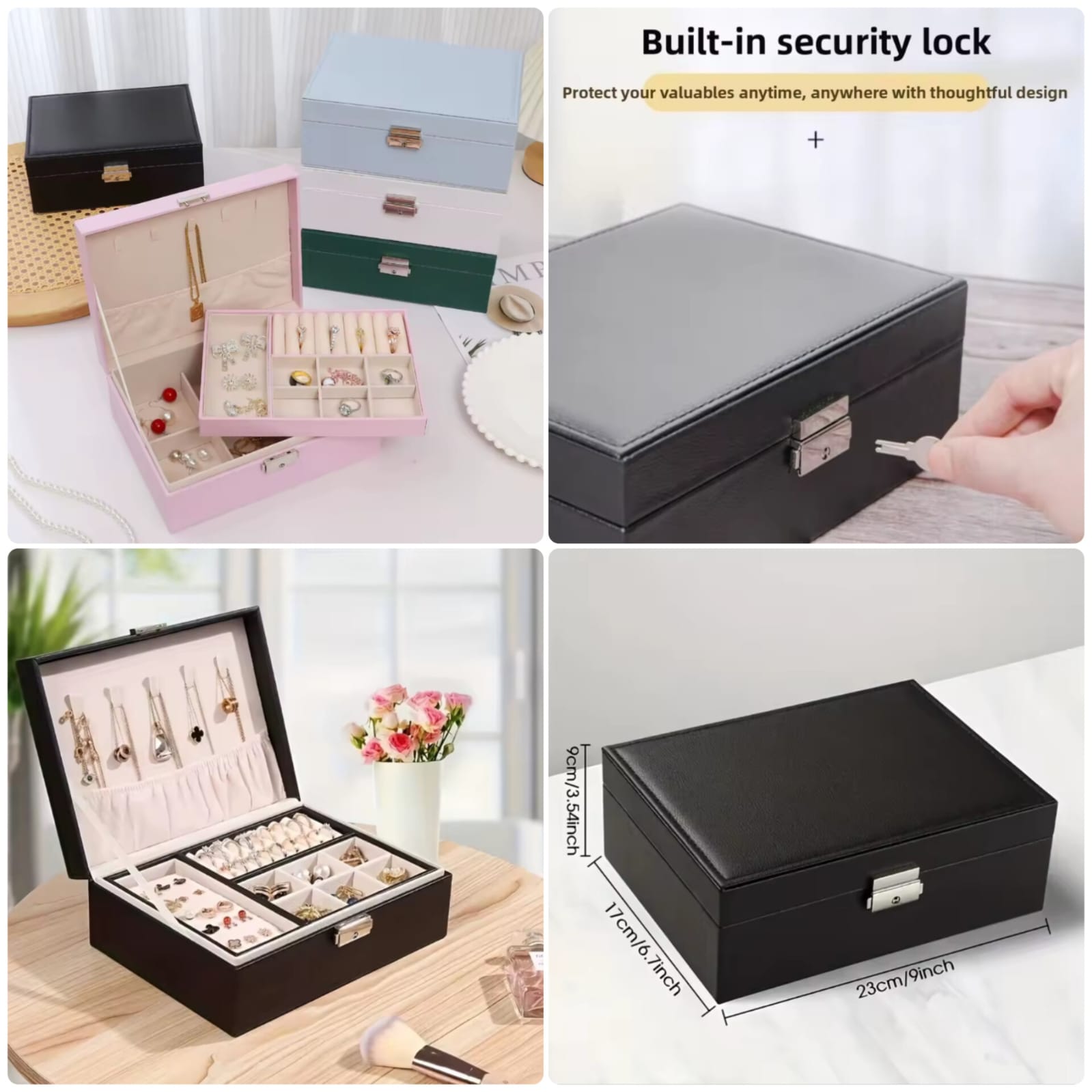 2L Leather Jewellery Organizer