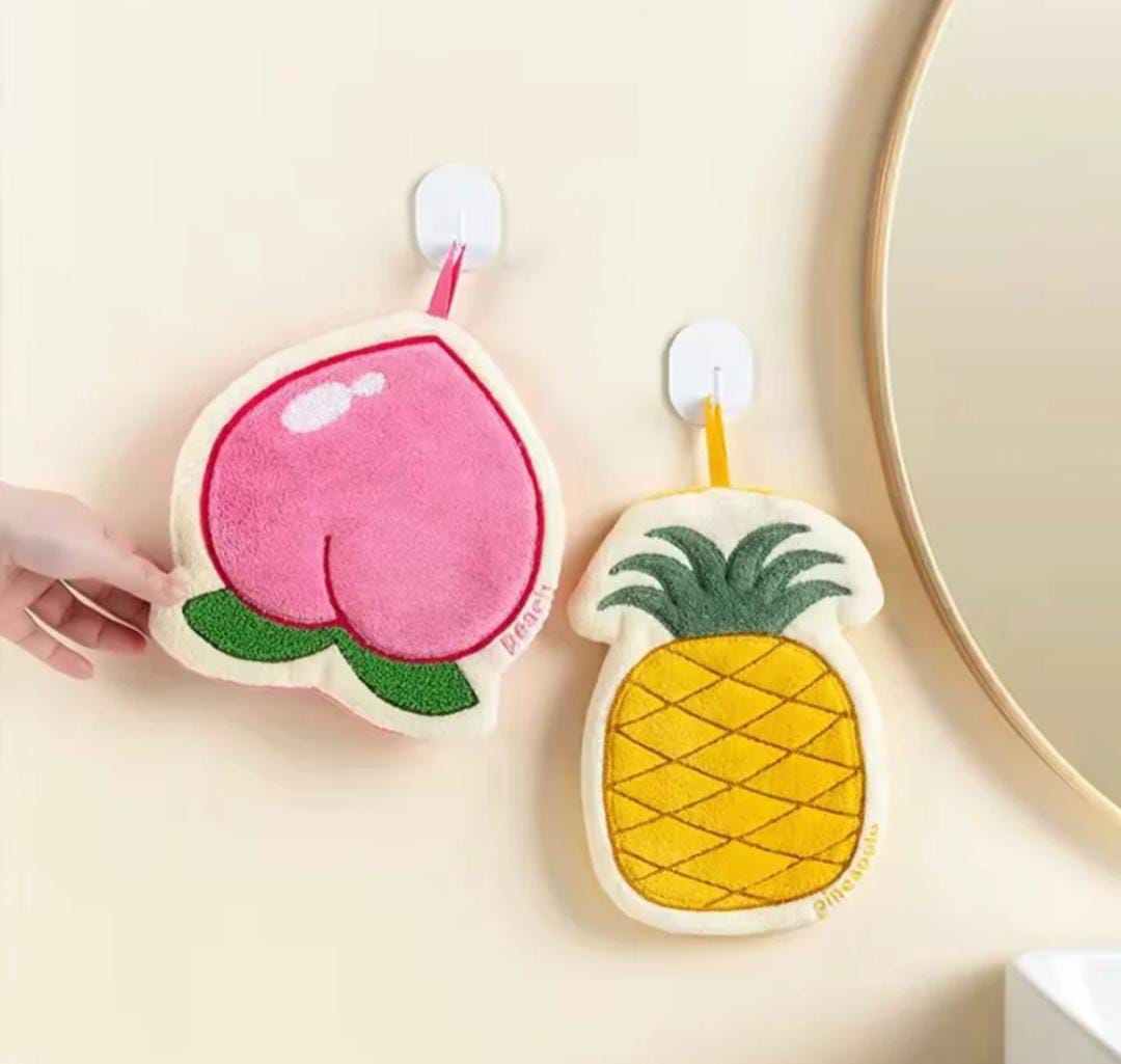 Cute Fruit Shape Microfiber Cleaning Towel