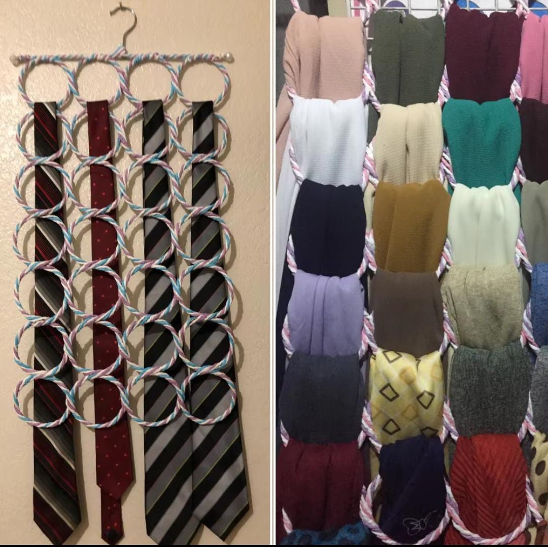 28 Hole Scarf Hanger