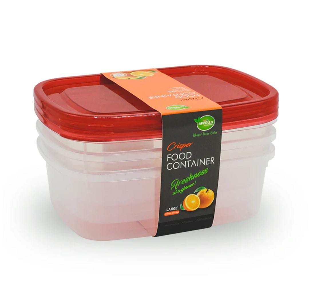 Crisper Food Container Pack of 3pcs