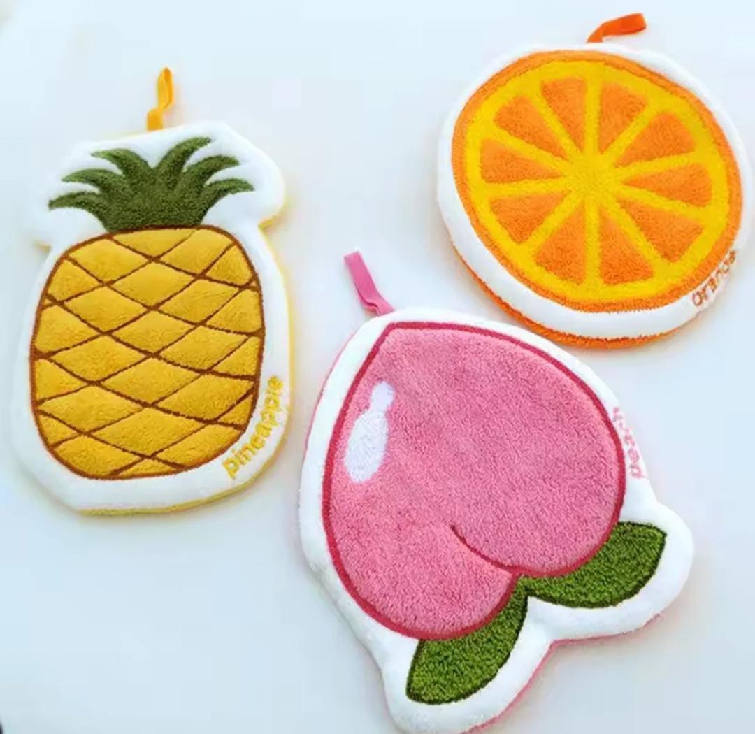 Cute Fruit Shape Microfiber Cleaning Towel