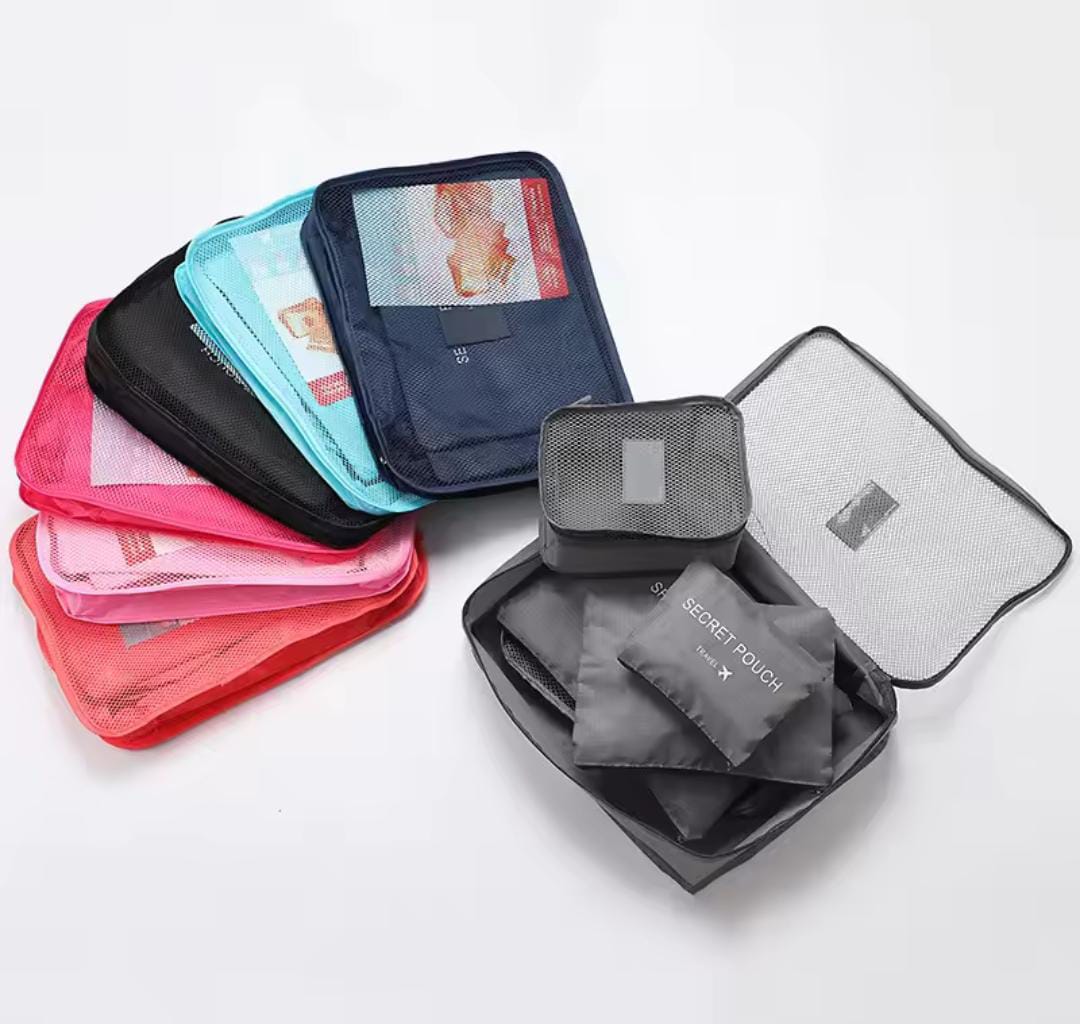 Pack of 6pcs Travel Storage Bag Original Made in China