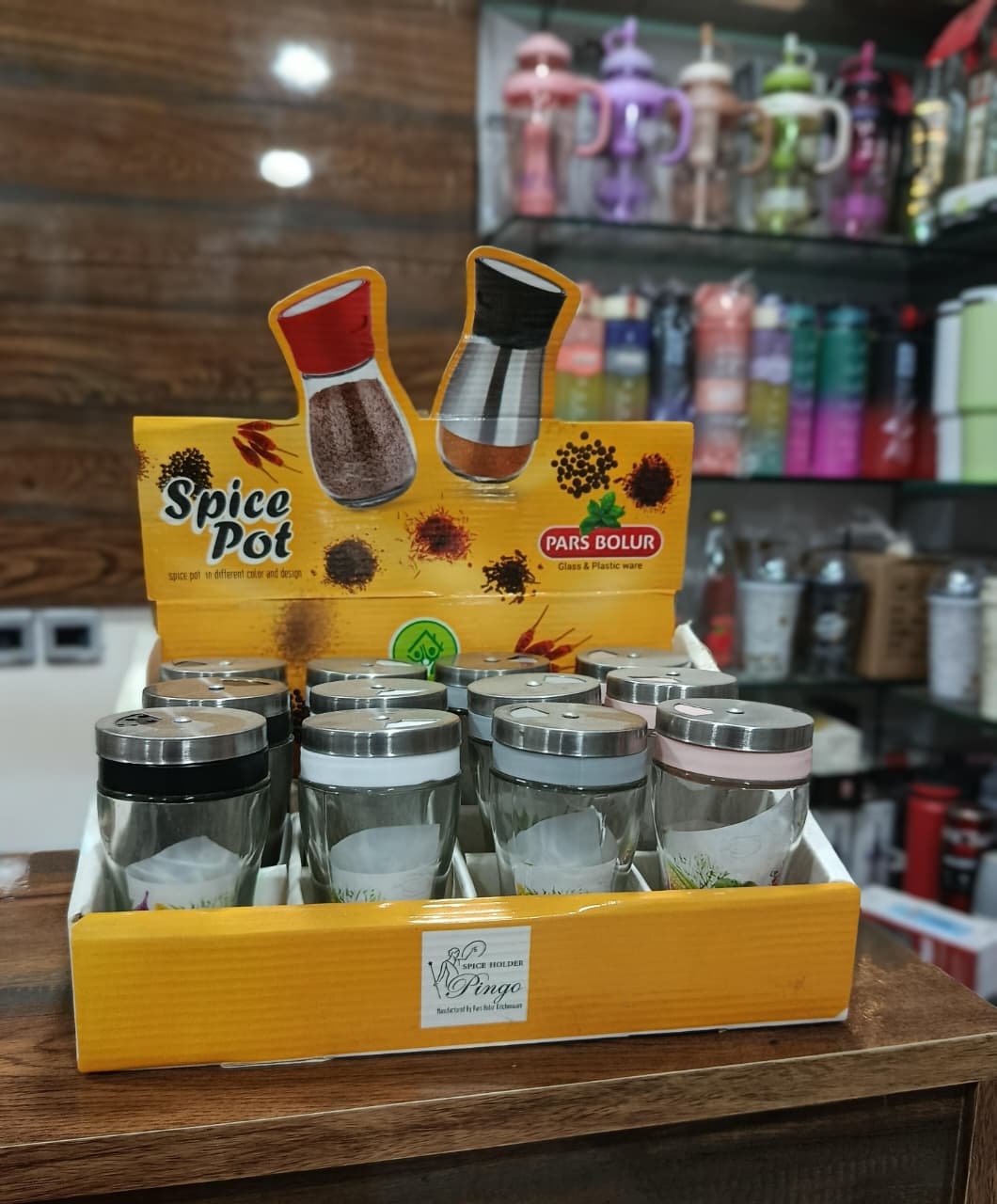 Modern Kitchen Glass Seasoning Shaker Set