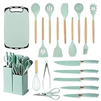 19PCS Silicone Kitchenware Cooking Utensils Set