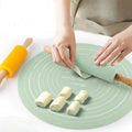 Silicone Dough Mat Rolling Pin Set