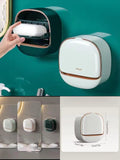 Wall Mounted Soap Holder With Lid And Drain Tray