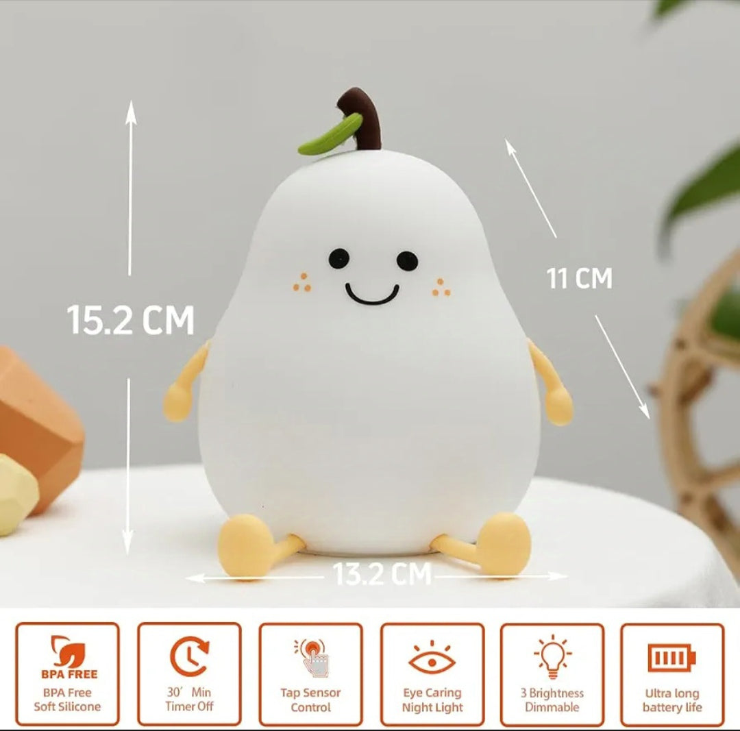 Cute Pear LED Night Lamp
