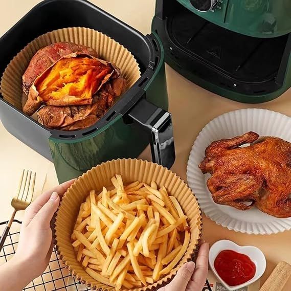 Non-Stick Air fryer Paper (50Pcs Pack)