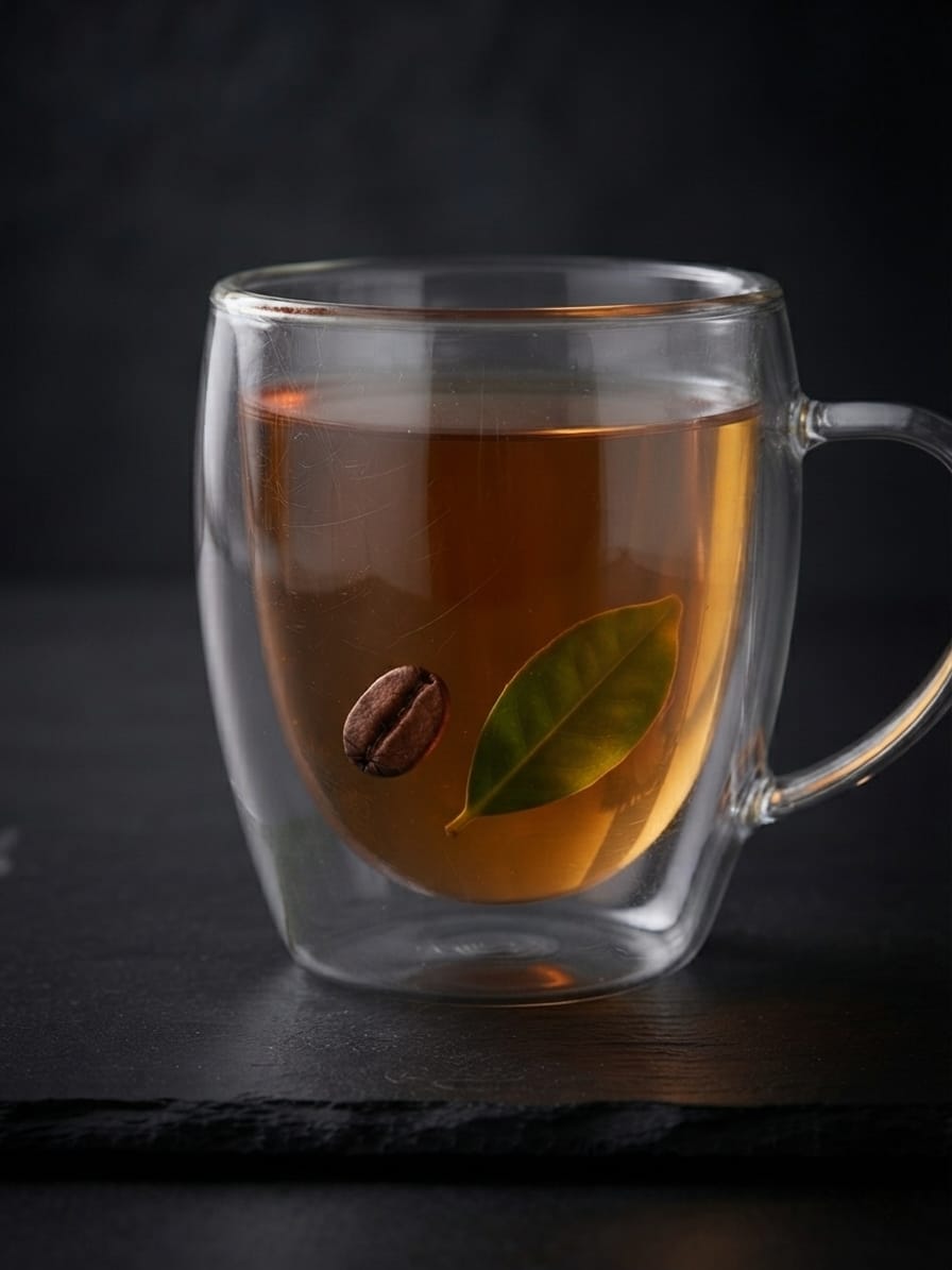 Double Wall Glass Cup — Elegant Look, Comfortable Grip and  Hot/Cold Drinks