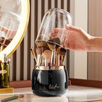 360° Rotating Makeup Brush Holder Portable Desktop Makeup Organizer