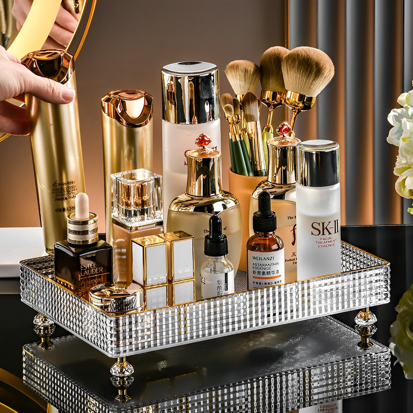 Dressing Cosmetic Tray – Makeup & perfume Organizer
