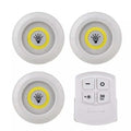 Pack of 3 LED Light With Remote Control