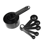 Plastic Measuring Cup & Spoon 10 Pcs Set