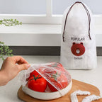 Plastic Food Cover Bags Bear Real Packing Pack of 100