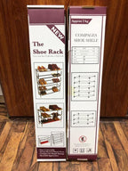 5 Layer Heavy Duty Shoe Rack With Clothes In Shelf