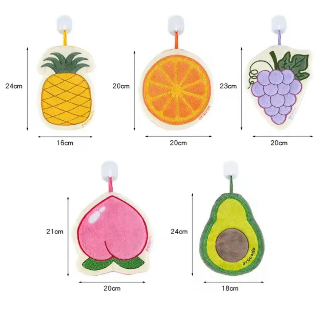 Cute Fruit Shape Microfiber Cleaning Towel