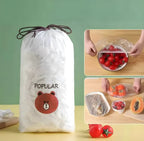 Plastic Food Cover Bags Bear Real Packing Pack of 100