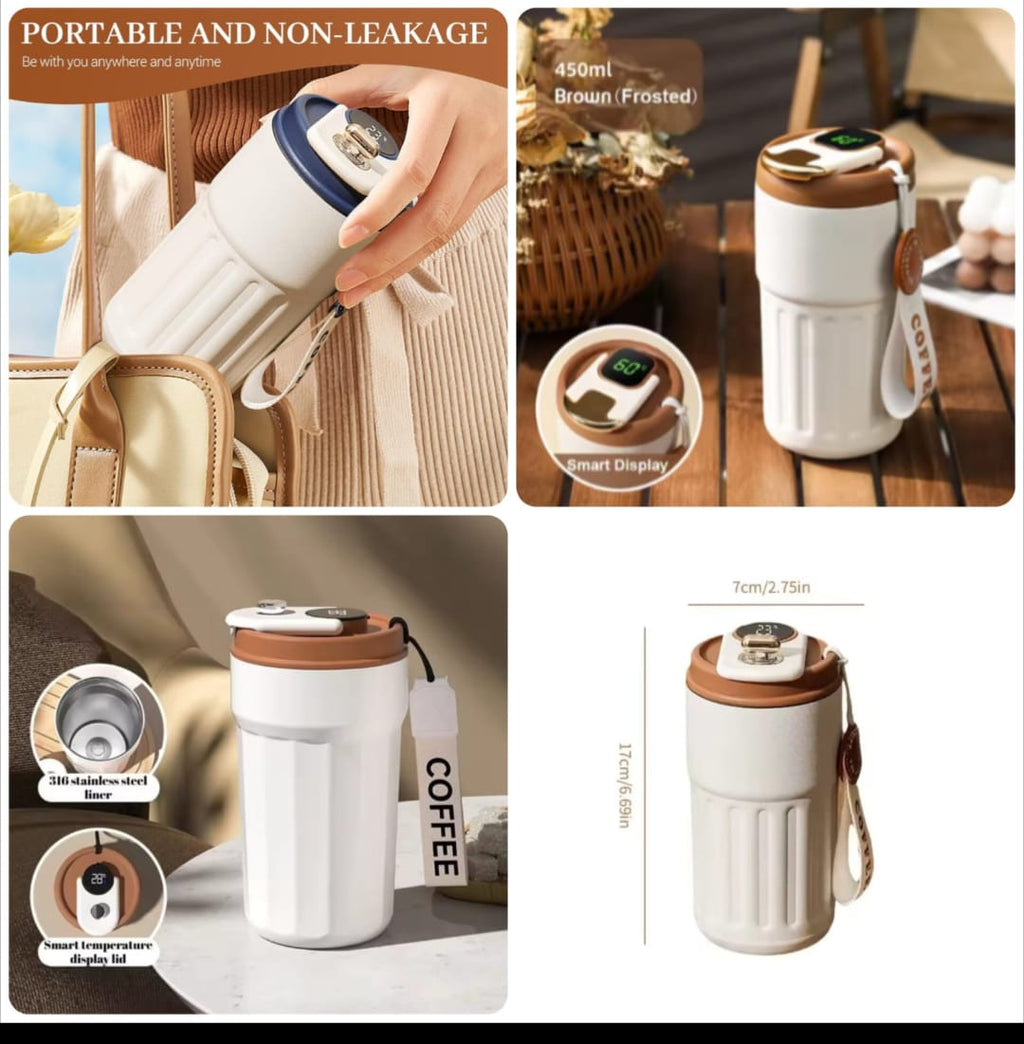 Portable Led Temperature Display Coffee Mug