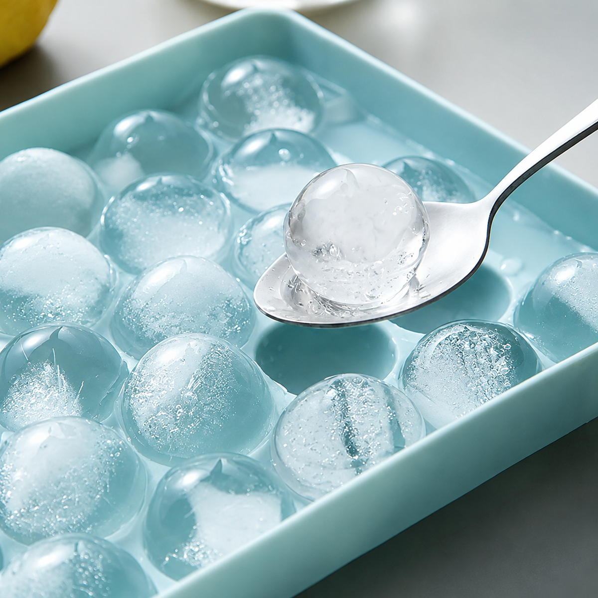 Round Ice Tray With Lid-Large