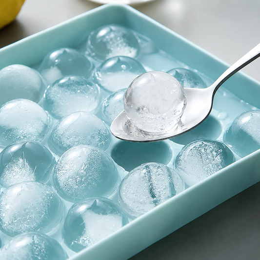 Round Ice Tray With Lid-Large