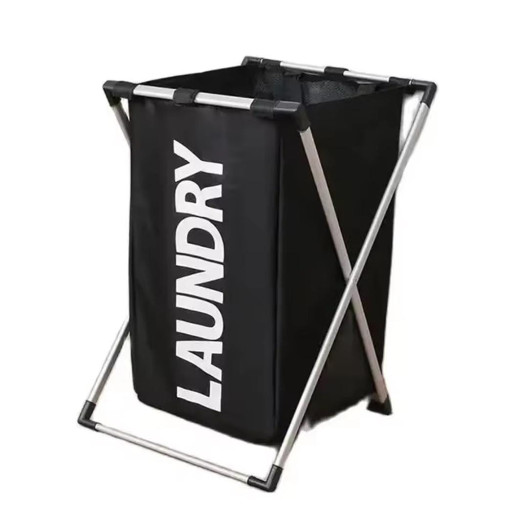 Foldable Waterproof Laundry Basket with Aluminium Frame