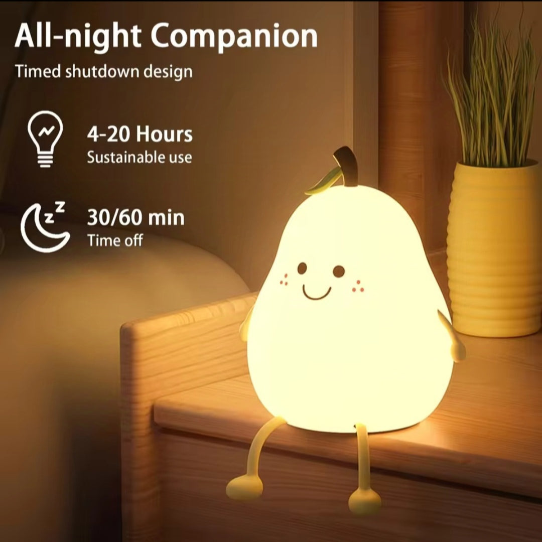 Cute Pear LED Night Lamp