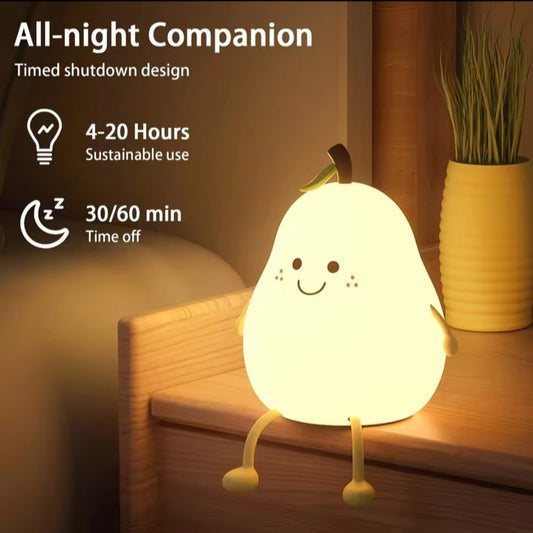 Cute Pear LED Night Lamp