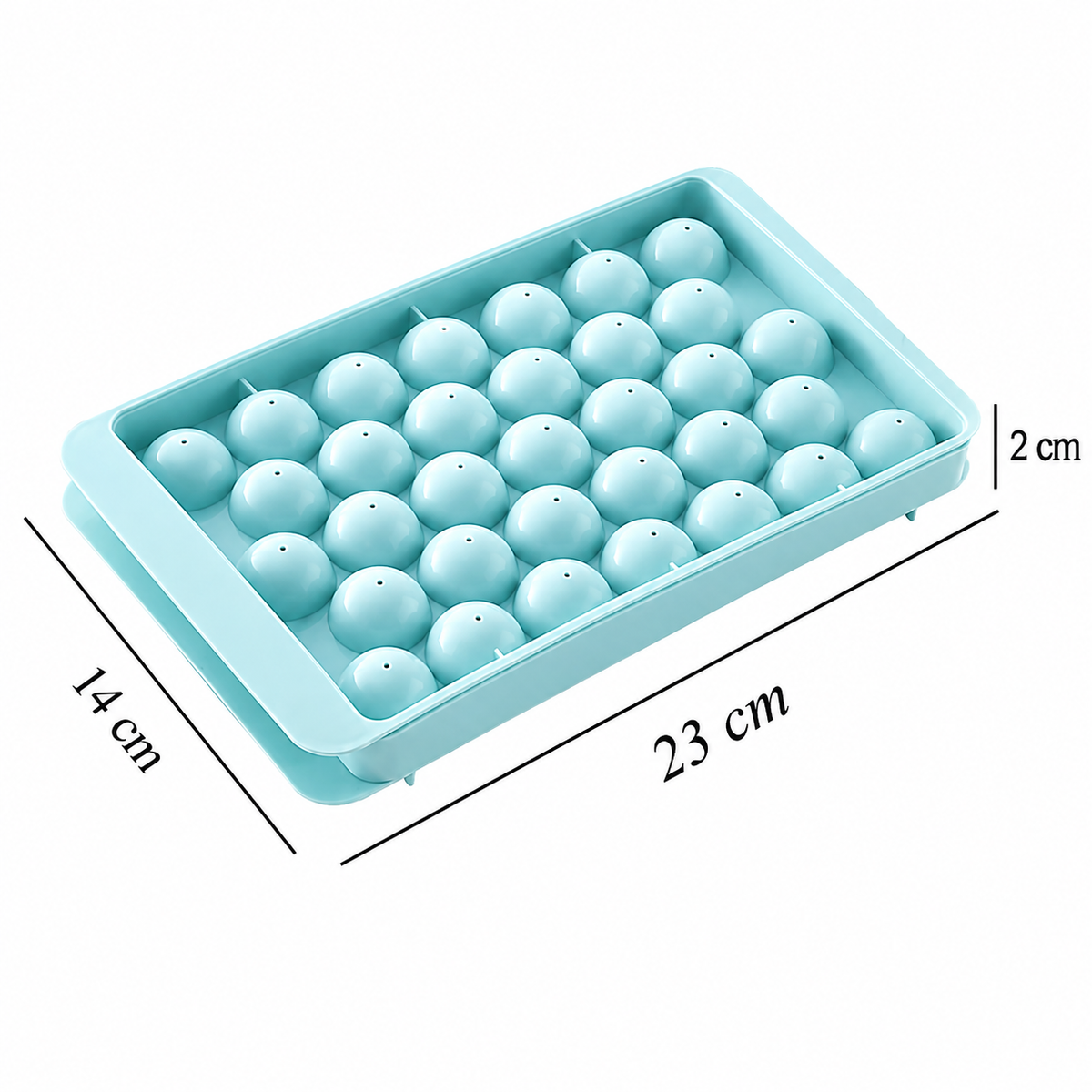 Round Ice Tray With Lid-Large