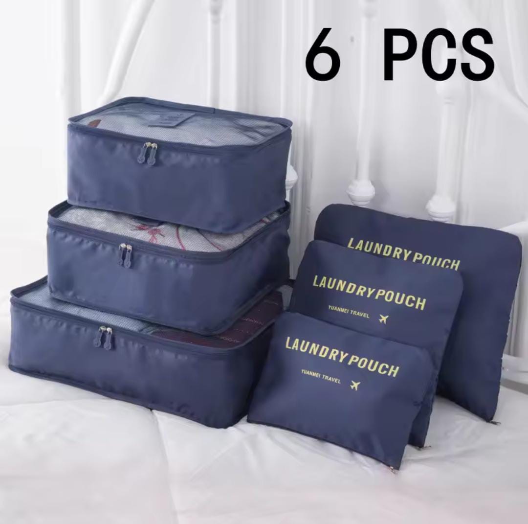 Pack of 6pcs Travel Storage Bag Original Made in China