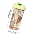 600ml Large Capacity plastic straw cup  Random colors