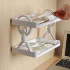 2L Self-adhesive Wall-Mounted Character Shelf