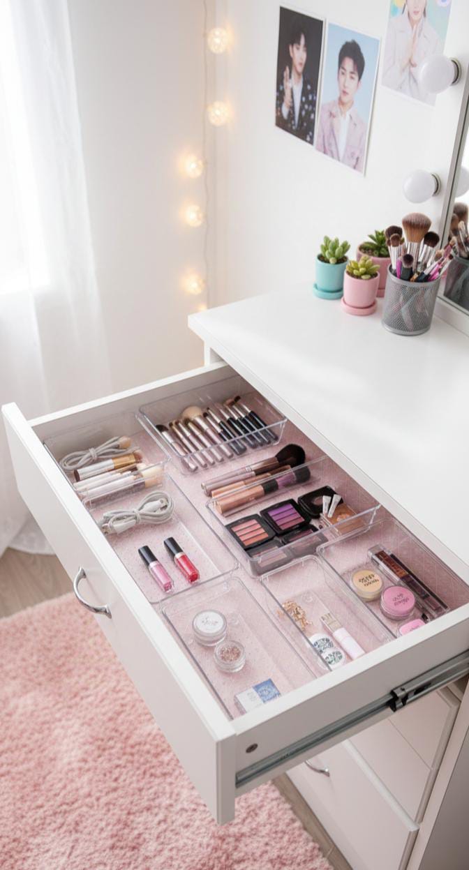 4 Pcs Acrylic Organizer Set