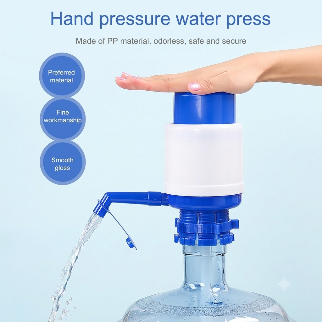 Manual water dispenser pump